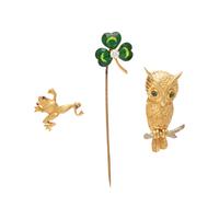 COLLECTION OF NATURE THEMED JEWELRY