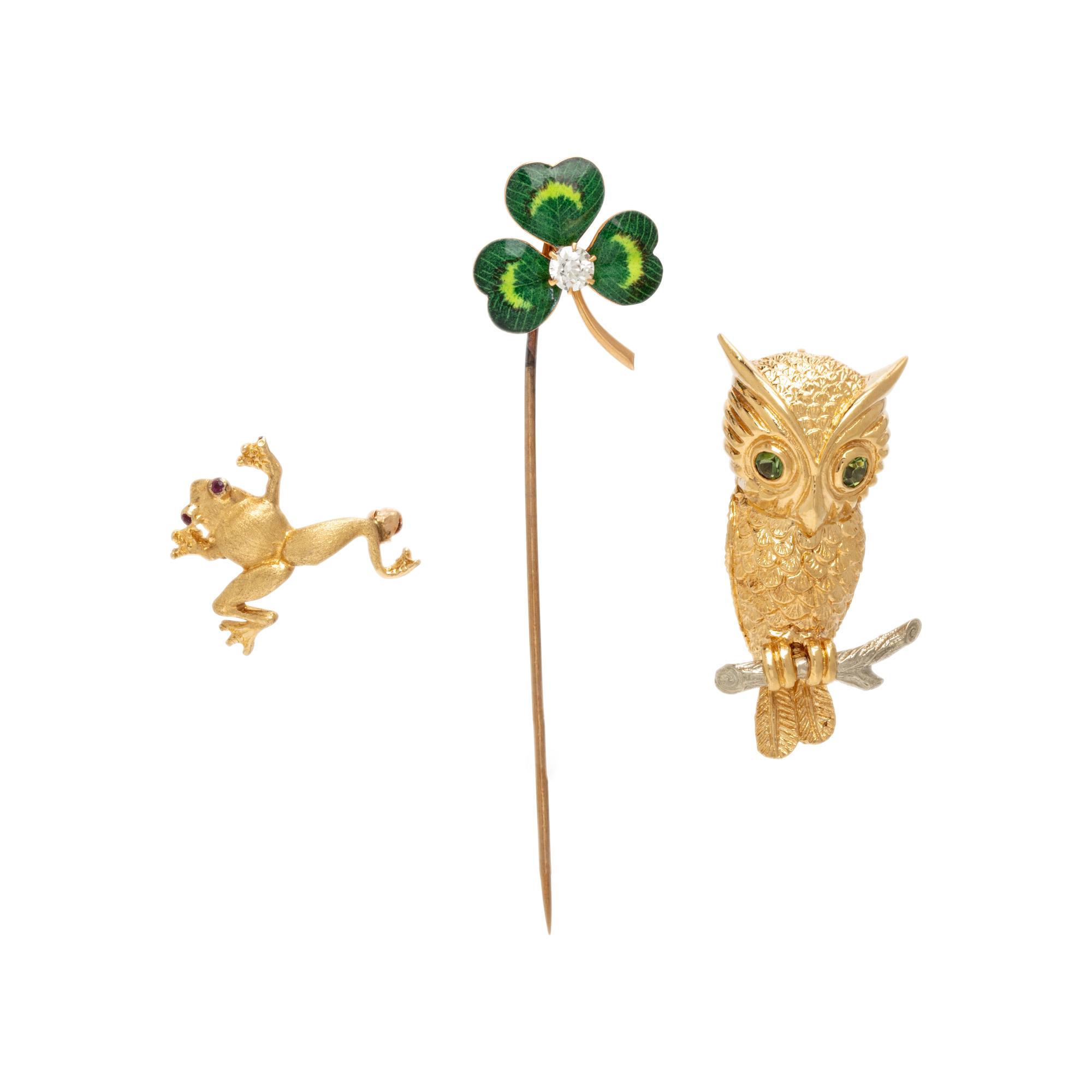 COLLECTION OF NATURE THEMED JEWELRY