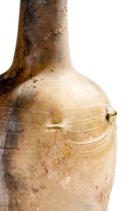 A Roman Glass Unguentarium with Six Knobs