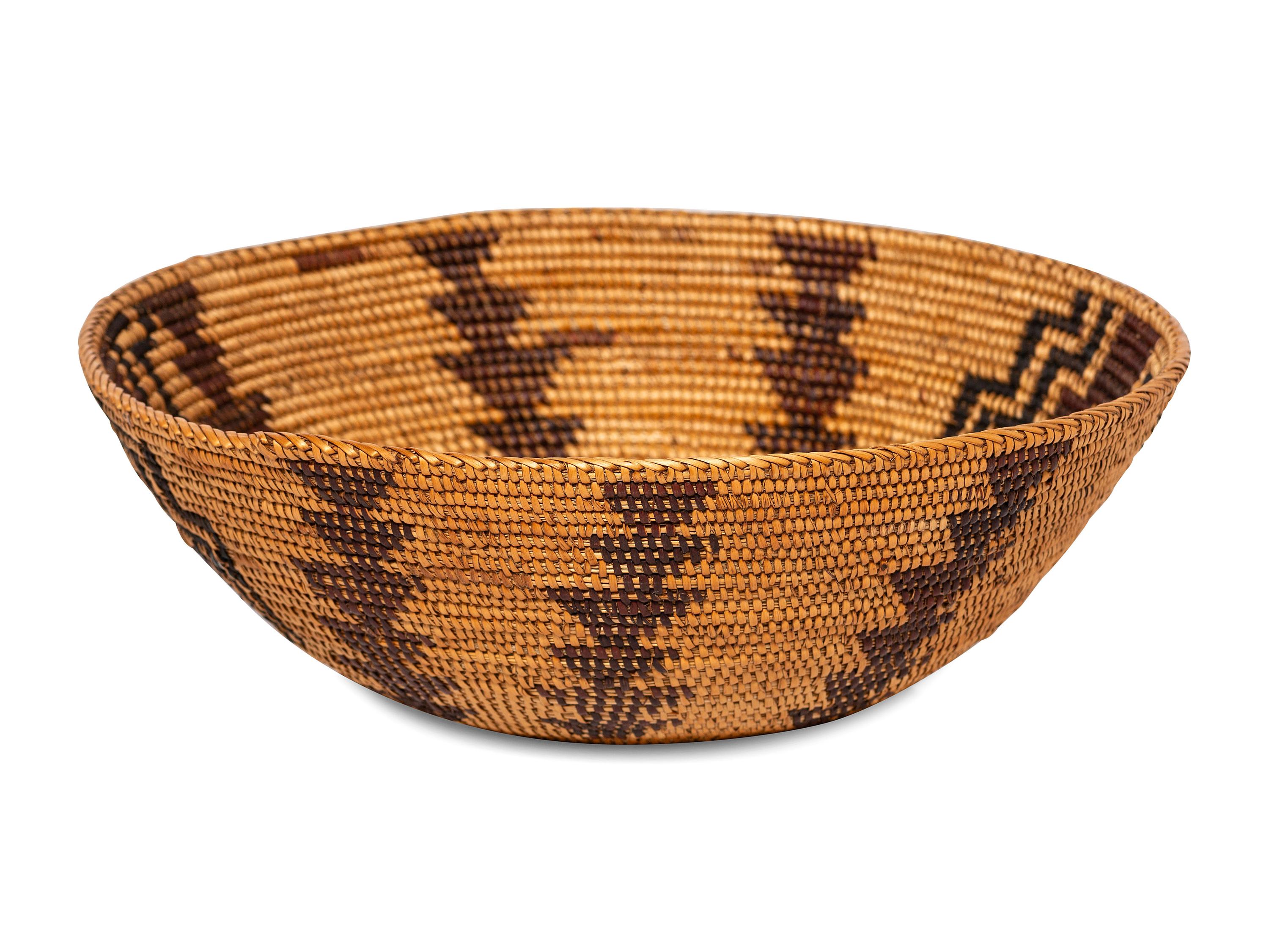 Yokut Polychrome Basket