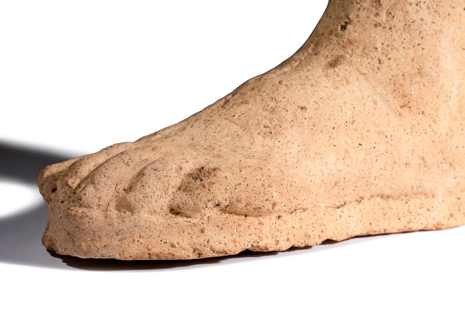 An Etruscan Terracotta Votive Left Foot
