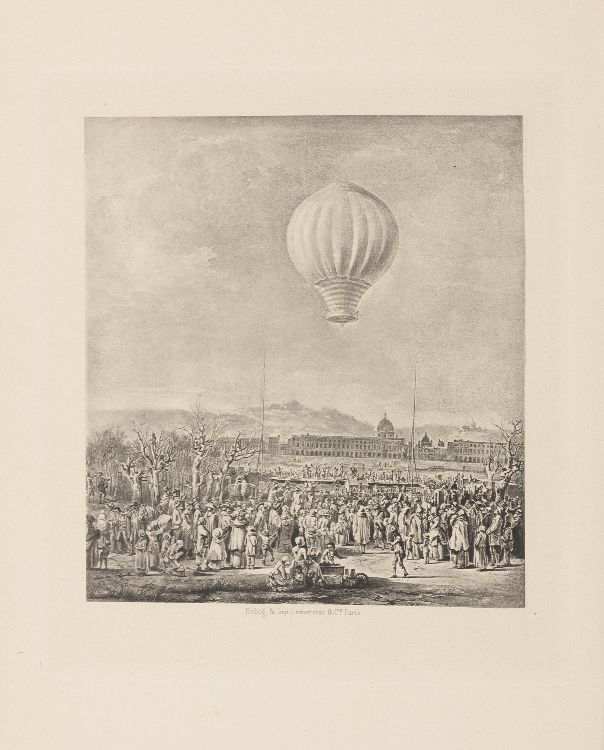 [AERONAUTICS & BALLOONING]. A group of works. Together 7 volumes.