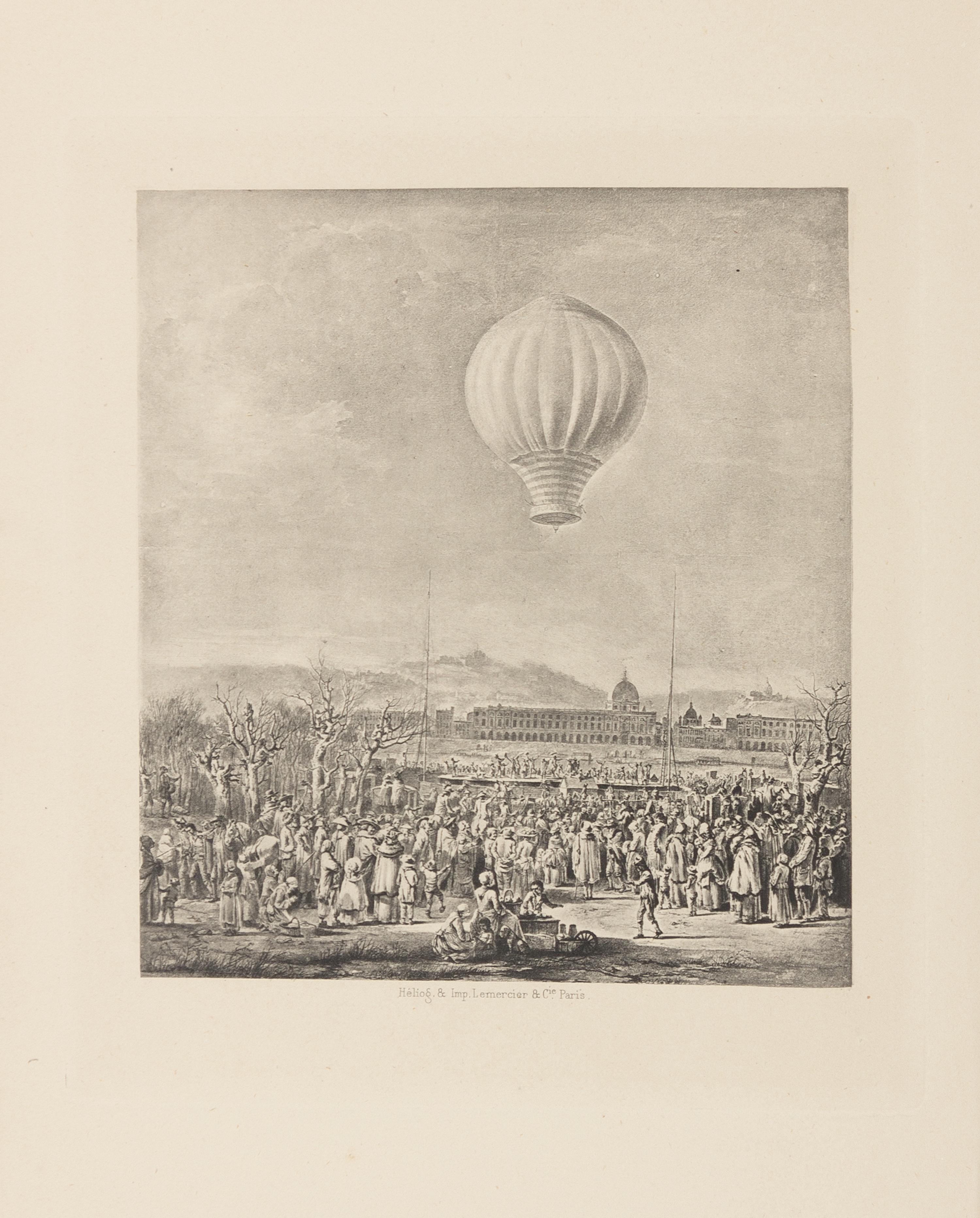 [AERONAUTICS & BALLOONING]. A group of works. Together 7 volumes.