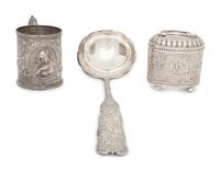 Two American Silver Articles and a Dutch Silver Box