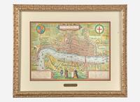 [Maps & Atlases] Braun, Georg, and Frans Hogenberg: Londinum, Feracissimi Angliae...