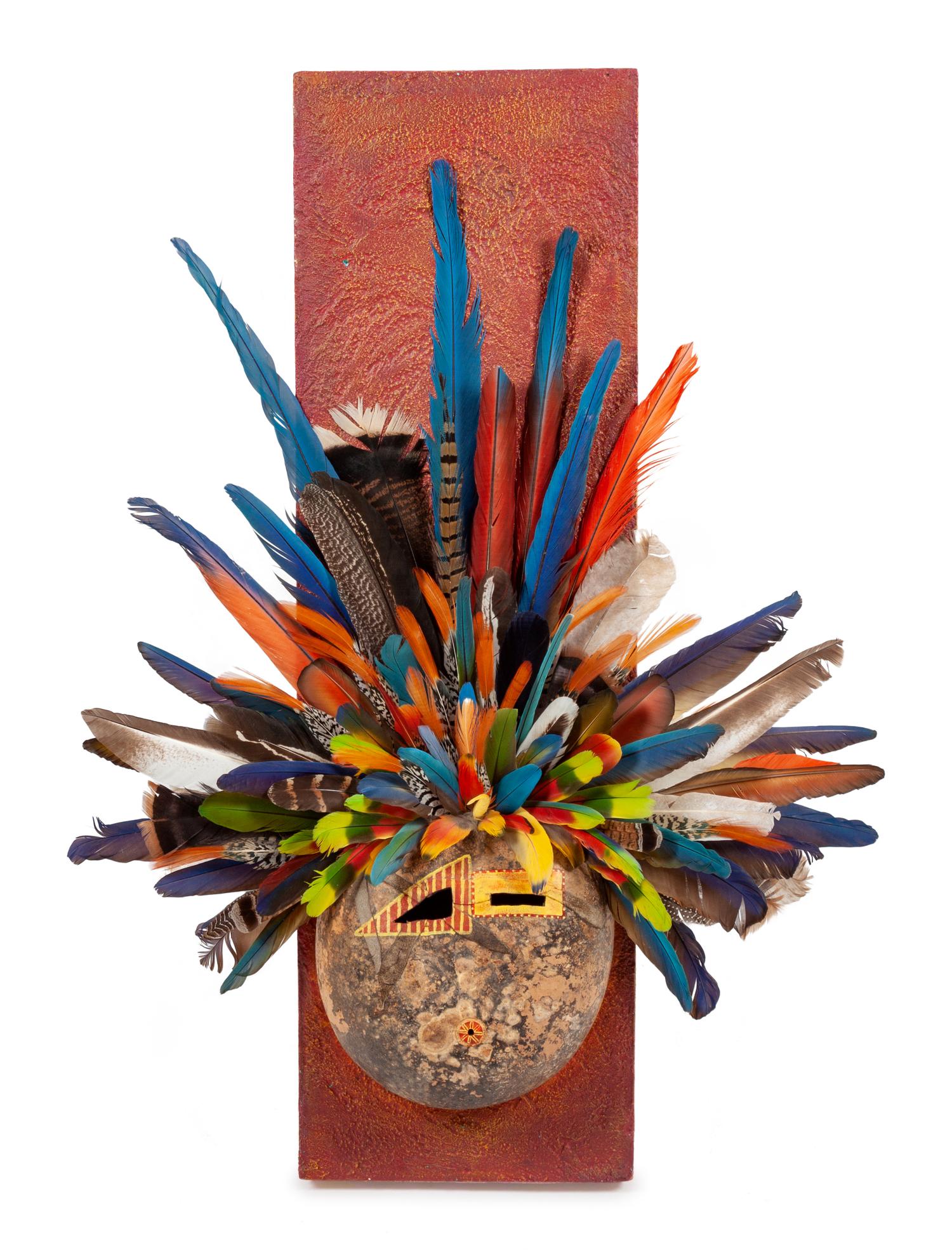 Contemporary Kachina Wall Hanging