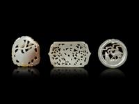 Three Chinese Jade Pendants