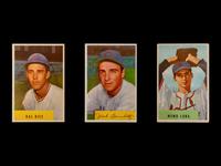 A Partial Set of 1954 Bowman Baseball Cards (153/224)