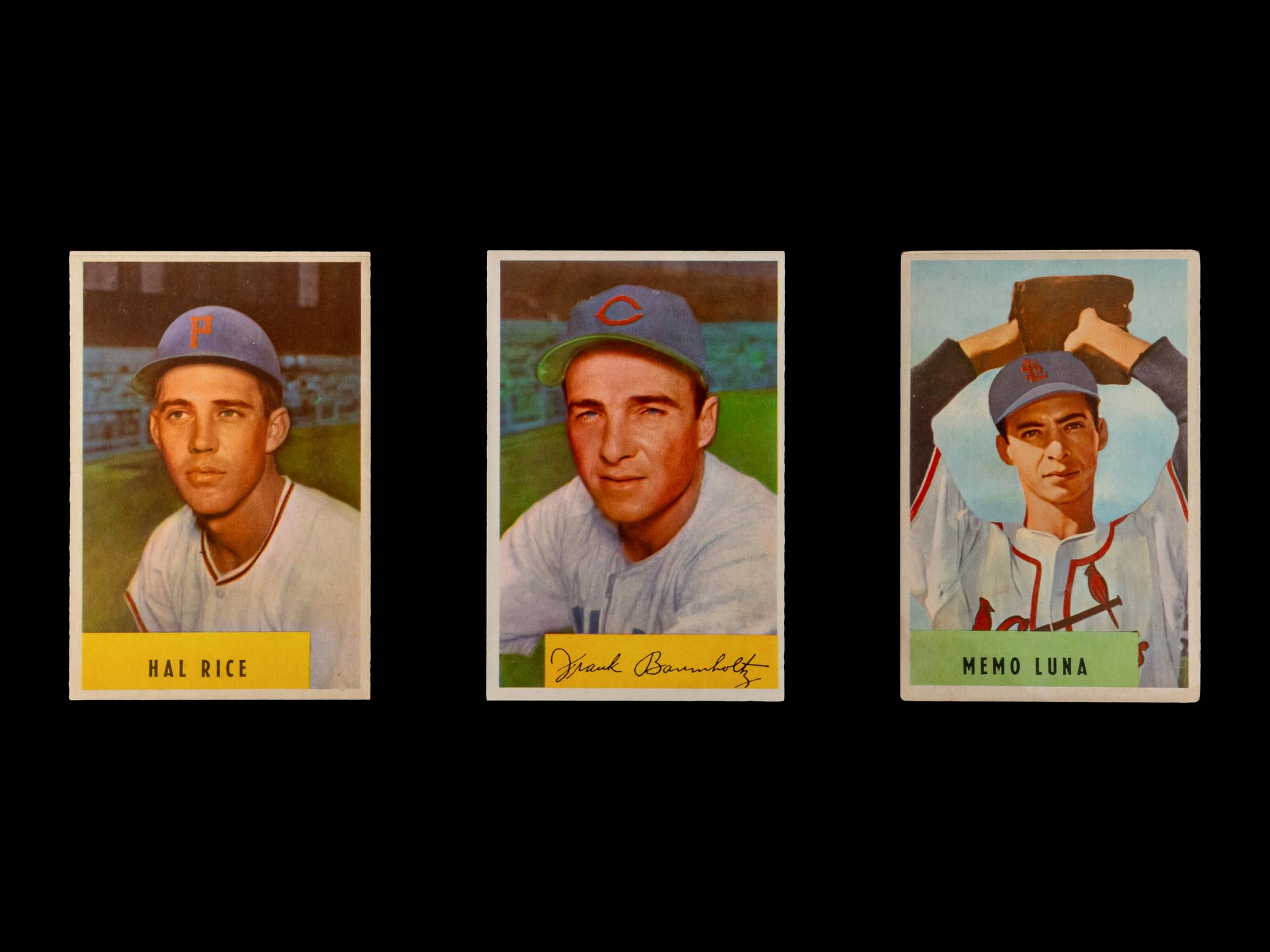 A Partial Set of 1954 Bowman Baseball Cards (153/224)