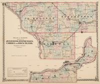 A group of 14 19th and 20th century maps, comprising: