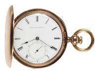 [WATCHES]. A group of 3 pocket watches, including one inscribed with a patriotic motif.