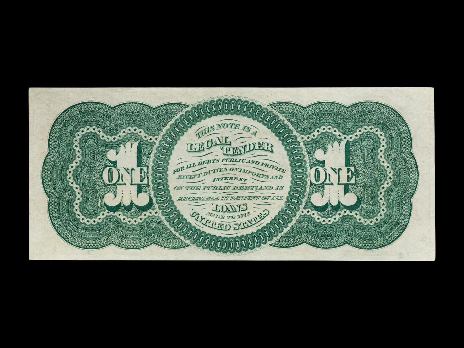 A Series 1862 $1 Legal Tender [Fr. 16]