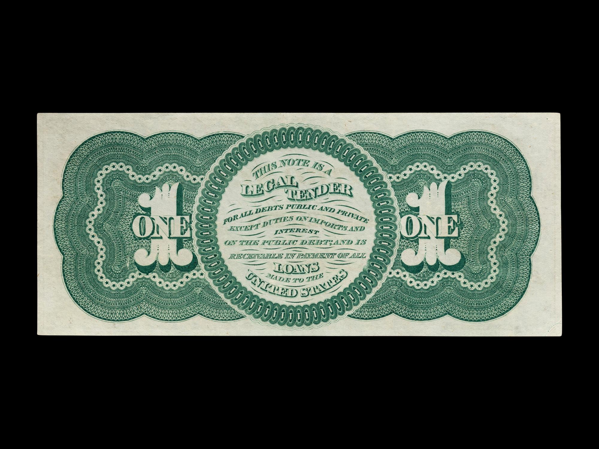 A Series 1862 $1 Legal Tender [Fr. 16]