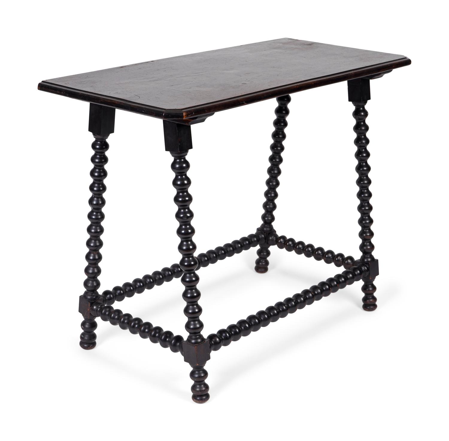 An English Oak Bobbin Table — 19TH CENTURY