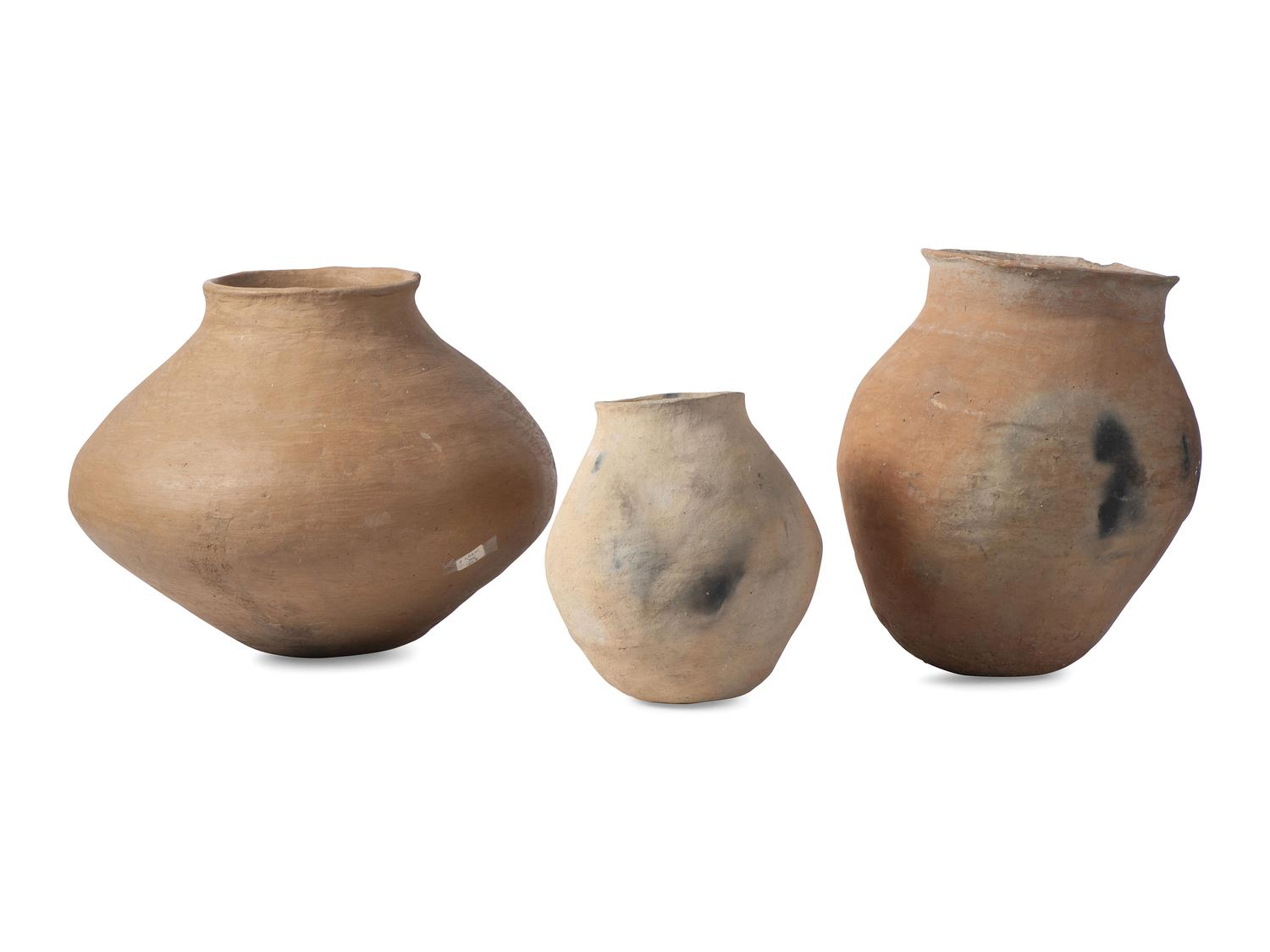 Mexican Utilitarian Buffware Storage Jars