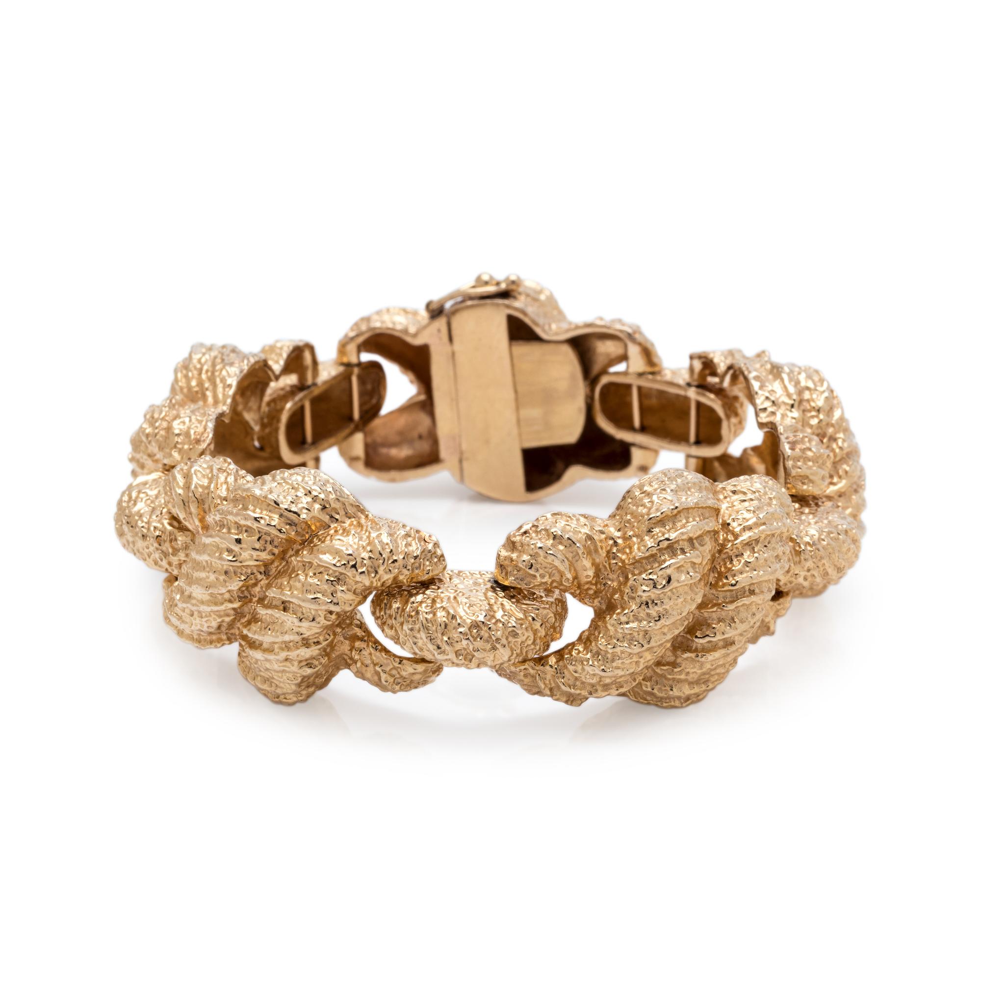 YELLOW GOLD BRACELET