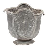 An Italian Lead Garden Planter Height 15 inches. — 19TH CENTURY