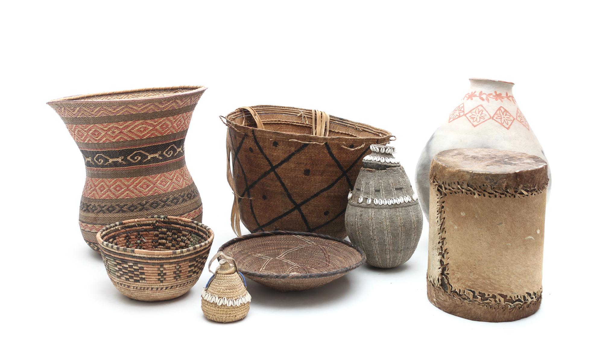 A Group of Eight Tribal Items
