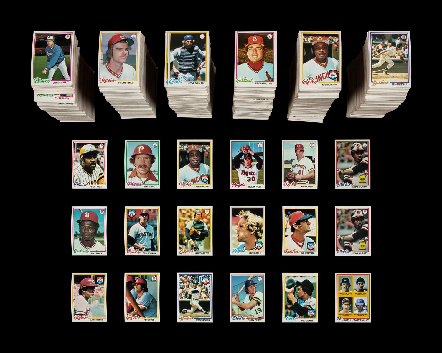 A Collection of Over 1,500 1978 Topps Baseball Cards