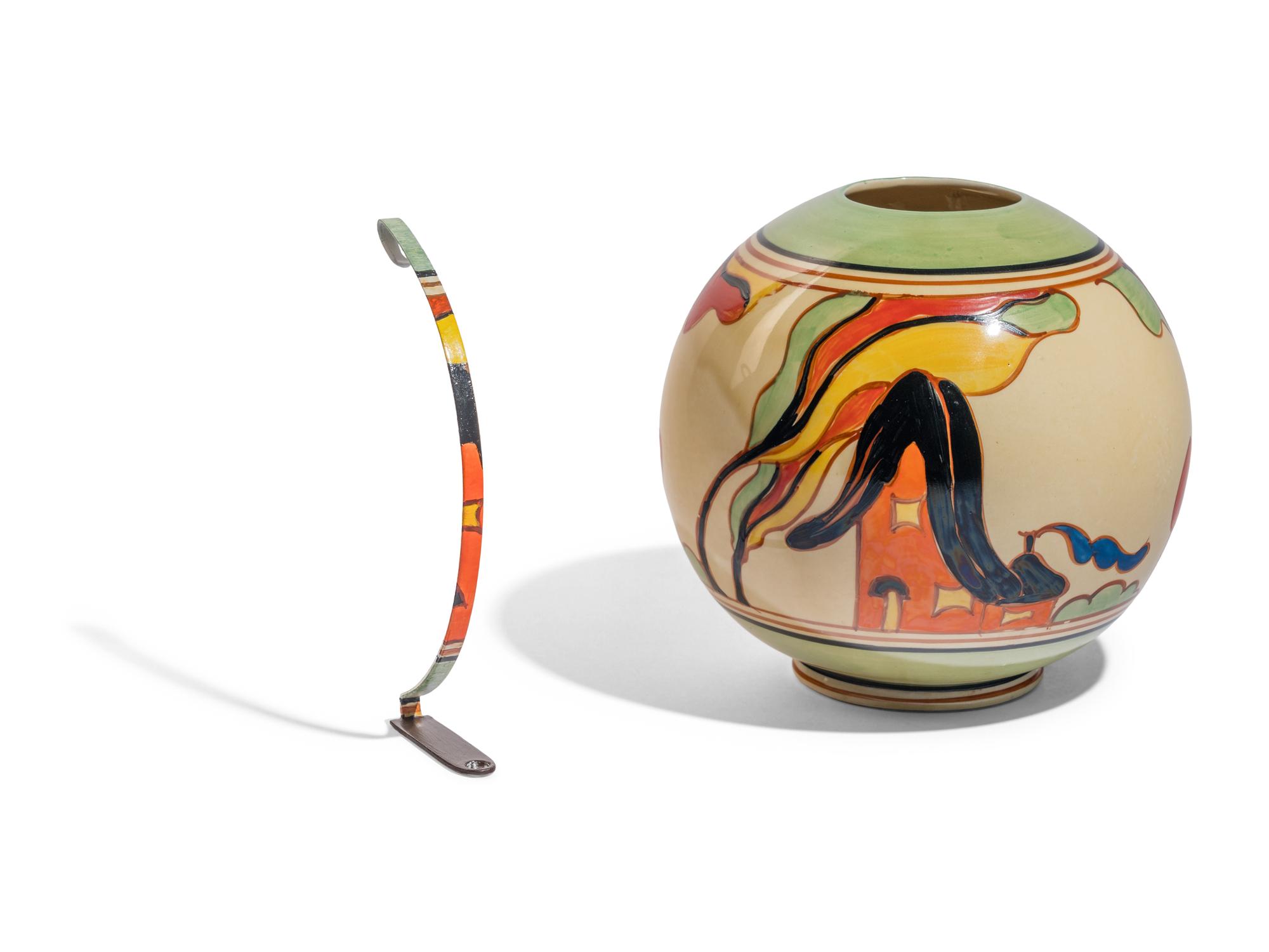 Orange House Globe Vase (shape 370), c. 1930