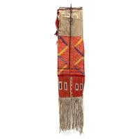 Mandan Quilled Hide Tobacco Bag