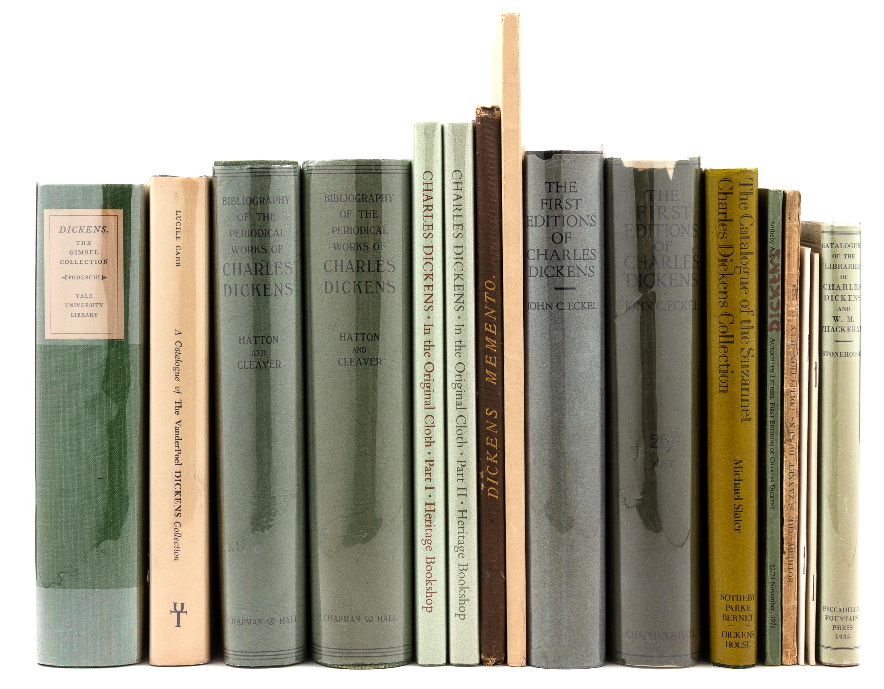 [DICKENS]. A group of 16 Dickens bibliographies, including:
