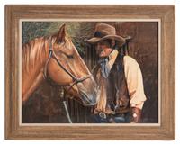 Cowboy and Horse
