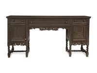 A Minzner Carved Oak Jacobean Style Side Board