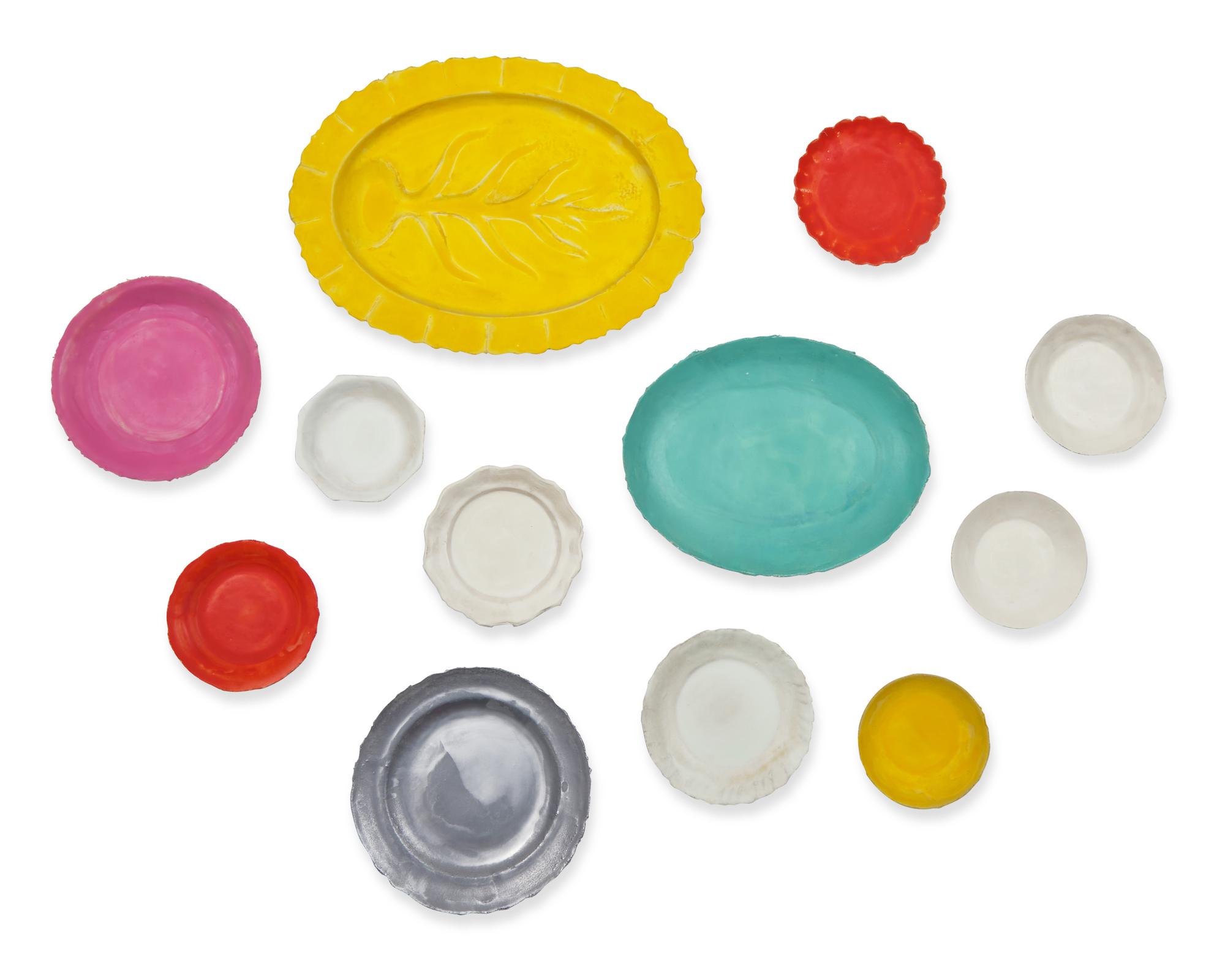 Untitled (Thanksgiving Potluck: 12 plates #1), 2002