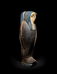 An Egyptian Wood Falcon Sarcophagus