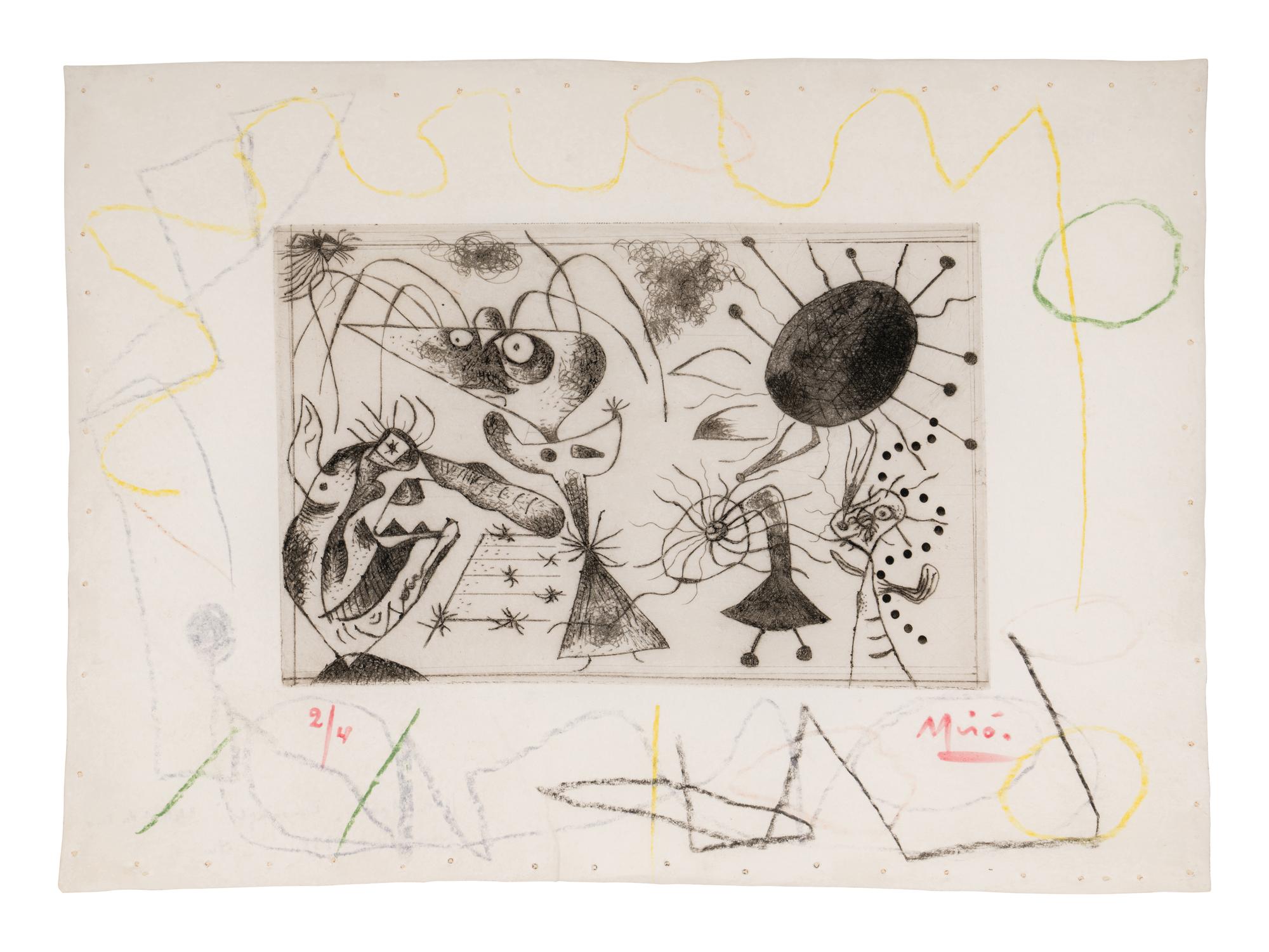 One Plate from Série Noire et Rouge, 1938