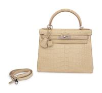 HERMÈS KELLY RETOURNE 28 IN MATTE ALLIGATOR