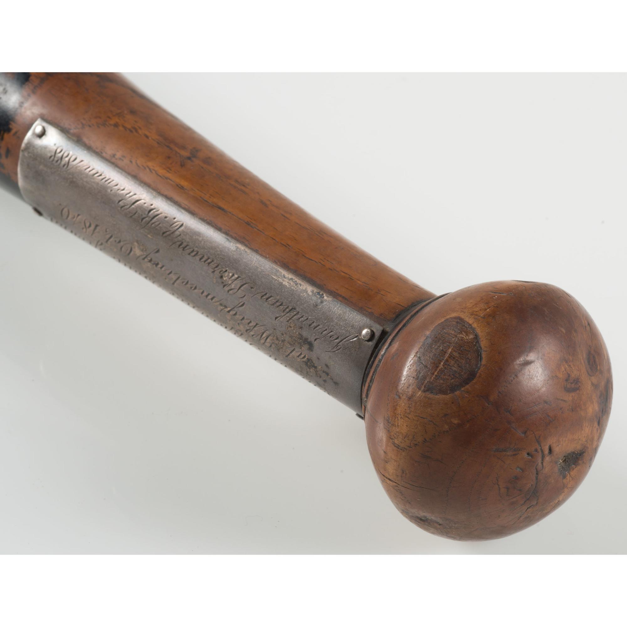 Tippecanoe Battleground 1840 Whig Meeting Relic Cane
