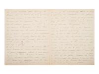 [BORDEN, Lizzie (1860-1927)]. Manuscript article, "Rev. Dr. Thomas on the Borden Case," challenging Lizzie Borden's defense, for inclusion in the Boston Evening Transcript . Ca 1892.