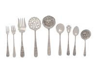 An American Silver Flatware Service