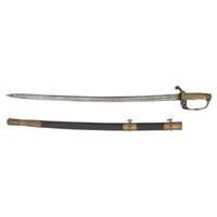 Klingenthal Non-Regulation Combination Hilt French 1838/1853 Sword Presented to Lt. Thomas Hickey - 164th New York Infantry - WIA at Cold Harbor and Died of Wounds