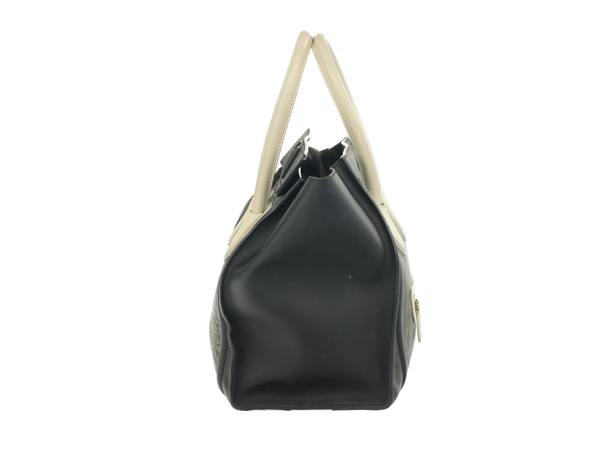 Céline Tri-Color Luggage Tote