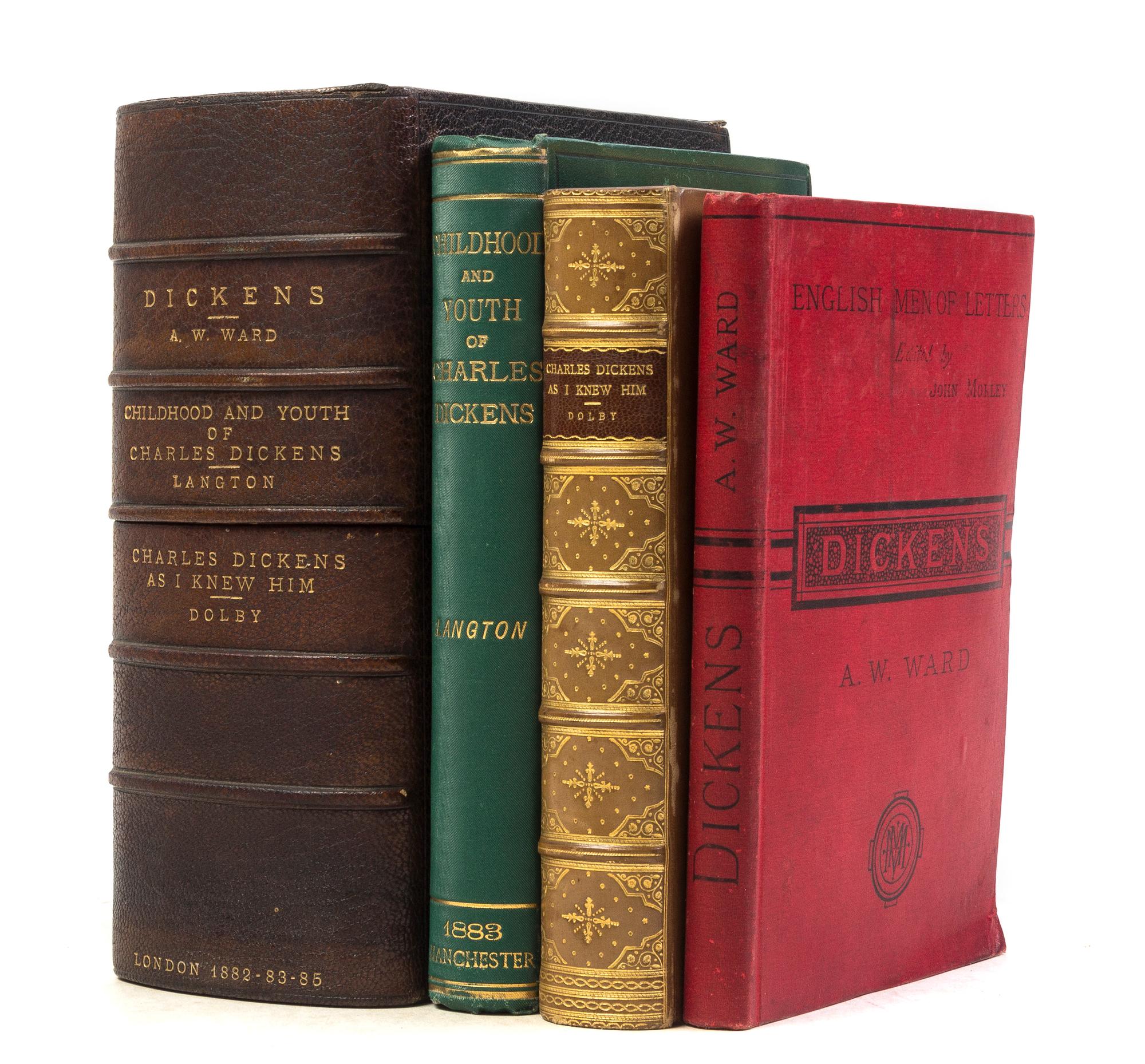 (DICKENS, CHARLES) BIBLIOGRAPHY. Three books pertaining to Charles Dickens.