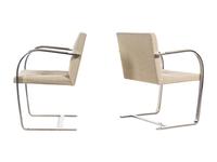 Pair of Brno Chairs, Knoll International, USA