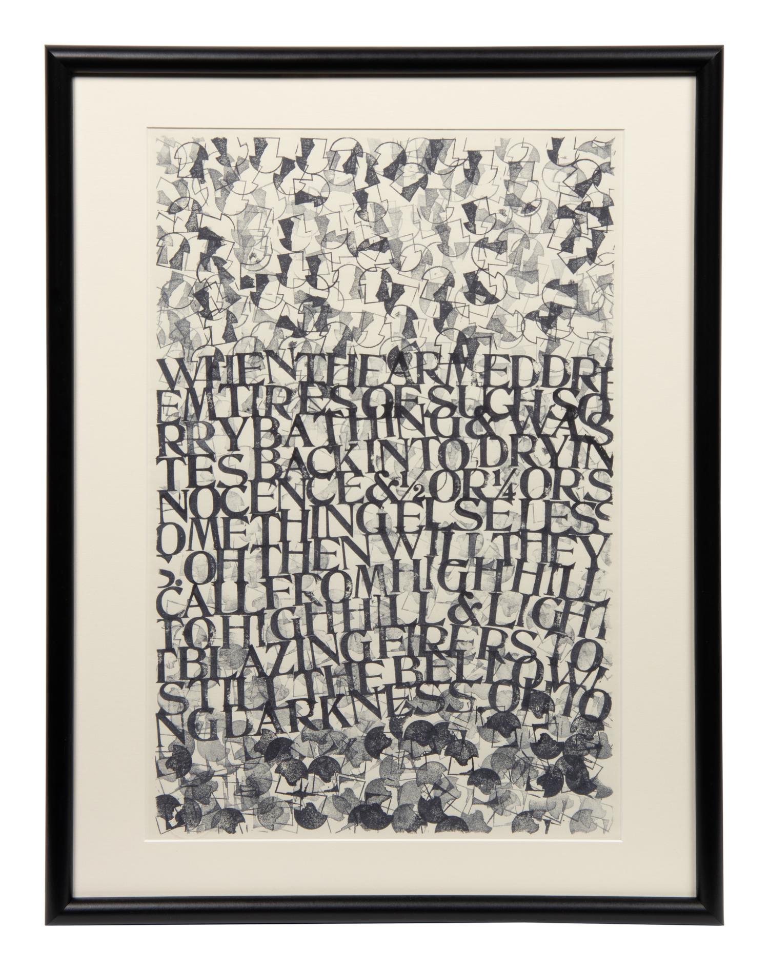 Mushrooms & Lettering