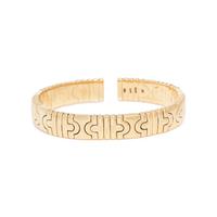 BVLGARI, YELLOW GOLD 'PARENTESI' CUFF BRACELET