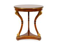 A French Empire Style Mahogany and Parcel Gilt Side Table — 20TH CENTURY