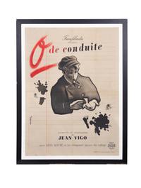 A Movie Poster for the Film Zéro de Conduite by Jean Vigo