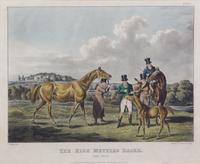 Henry ALKEN, after - Henry ALKEN and Thomas SUTHERLAND, engravers Image 10 3/4 x 15 inches. — High Mettled Racer, Plate I-VI