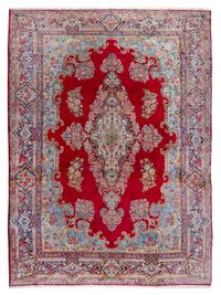 A Tabriz Wool Rug 15 feet 6 inches x 9 feet 10 1/2 inches. — FIRST HALF 20TH CENTURY
