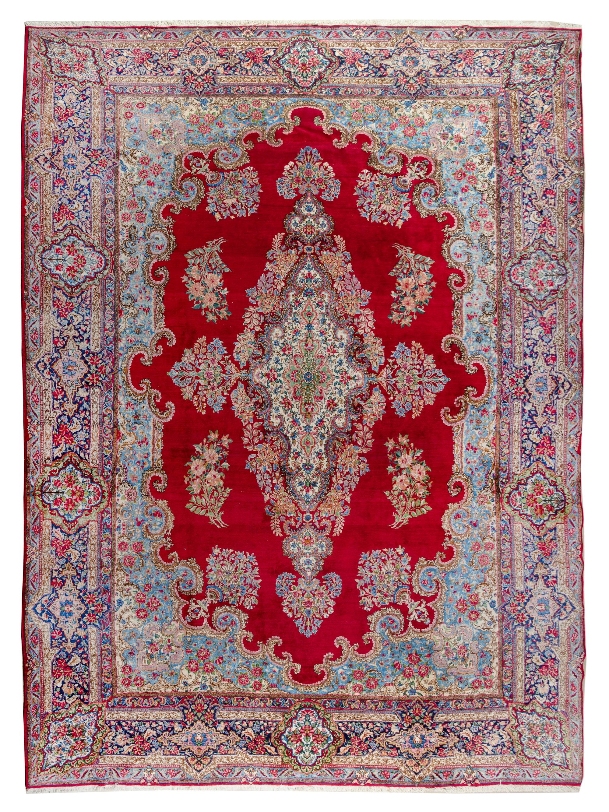 A Tabriz Wool Rug 15 feet 6 inches x 9 feet 10 1/2 inches. — FIRST HALF 20TH CENTURY
