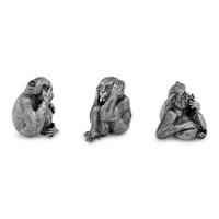 A Set of Three Buccellati Wise Monkey Figures