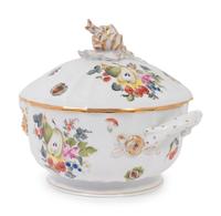 A Herend Market Garden Porcelain Tureen and Cover