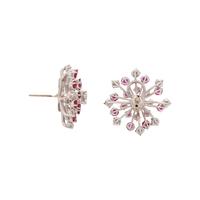 DIAMOND AND RUBY EARRINGS