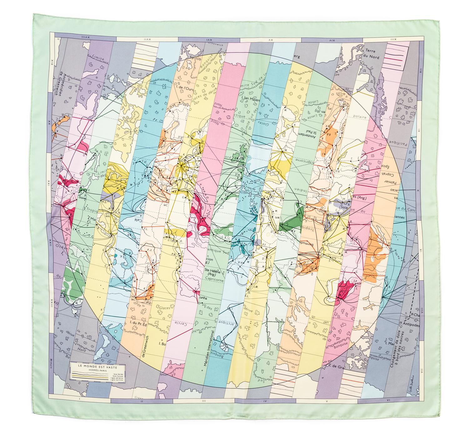 An Hermes 90cm Silk Scarf, 36" x 36".